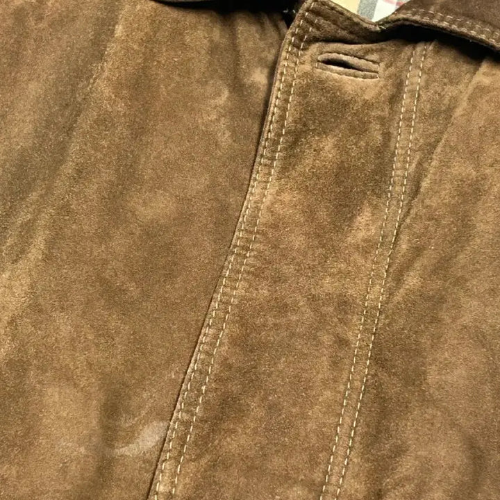 [BUNJANG] Burberry 90s Suede Half Coat / 90s 버버리 스웨이드 하프코트