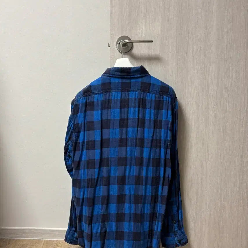 [BUNJANG] Polo Blue Check Shirt L Size / 폴로 블루 체크 남방 L사이즈
