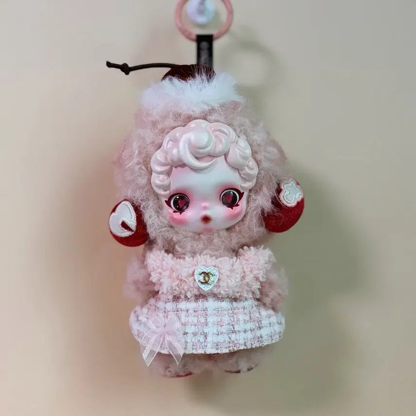 [SOLD OUT] 스컬판다 머핀 샤넬 핑크 트위드 커스텀 새제품