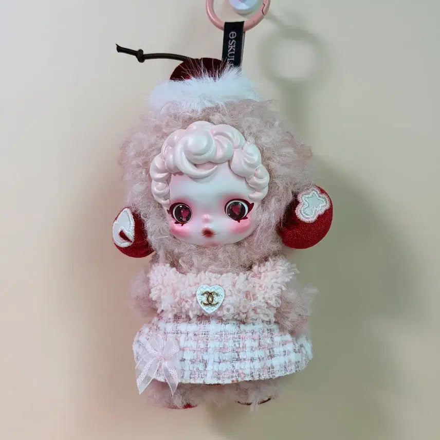 [SOLD OUT] 스컬판다 머핀 샤넬 핑크 트위드 커스텀 새제품