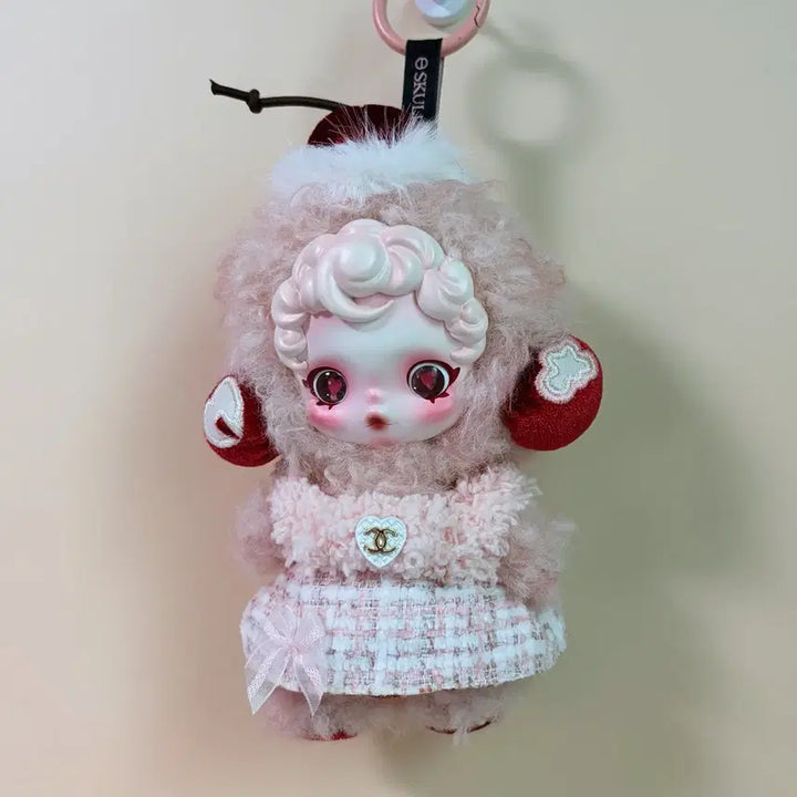 [SOLD OUT] 스컬판다 머핀 샤넬 핑크 트위드 커스텀 새제품