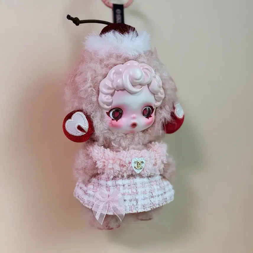 [SOLD OUT] 스컬판다 머핀 샤넬 핑크 트위드 커스텀 새제품