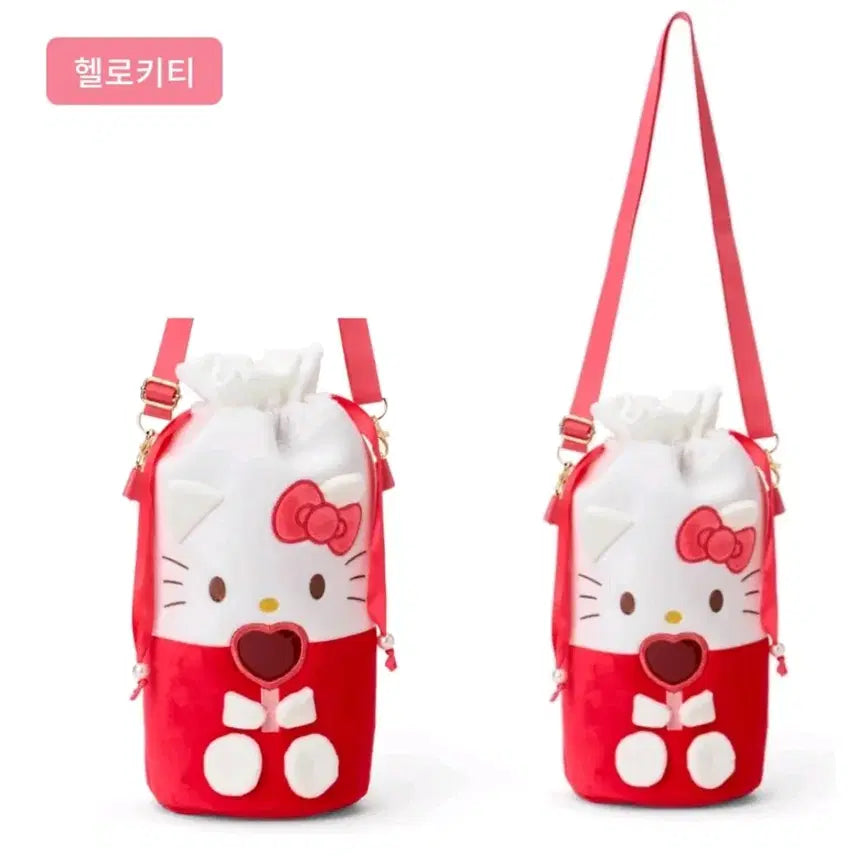 [BUNJANG] Sanrio Hello Kitty Idol Fanlight Pouch / 헬로키티 펜라이트, 응원봉 숄더 파우치 (엔조이 아이돌) 굿즈 휴대가방