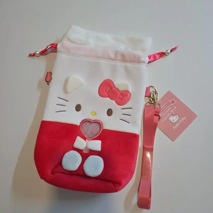 [BUNJANG] Sanrio Hello Kitty Idol Fanlight Pouch / 헬로키티 펜라이트, 응원봉 숄더 파우치 (엔조이 아이돌) 굿즈 휴대가방