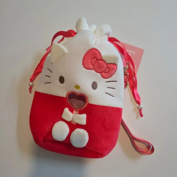 [BUNJANG] Sanrio Hello Kitty Idol Fanlight Pouch / 헬로키티 펜라이트, 응원봉 숄더 파우치 (엔조이 아이돌) 굿즈 휴대가방