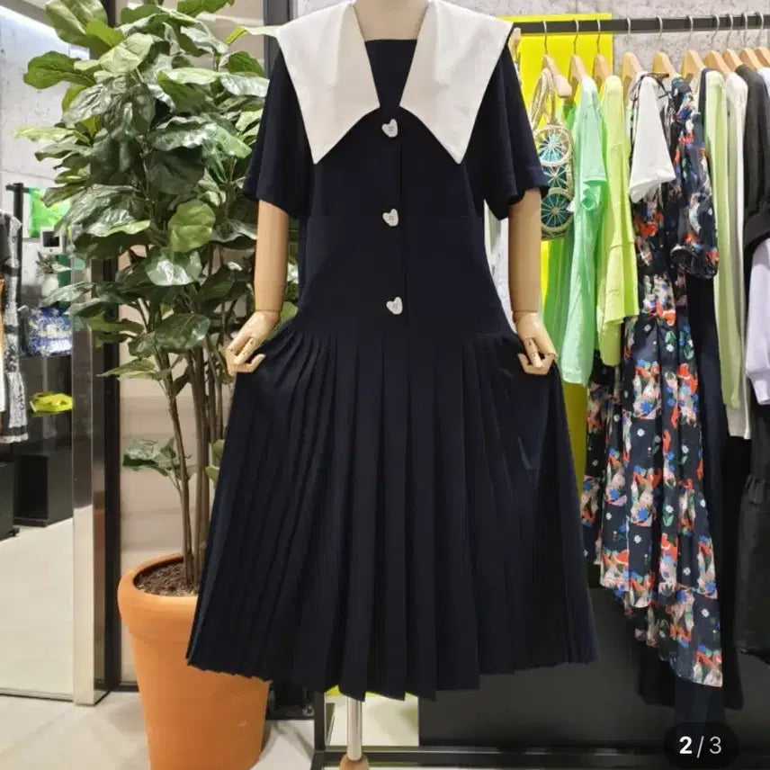 [SOLD OUT] jucy judy 쥬시쥬디 플리츠 원피스