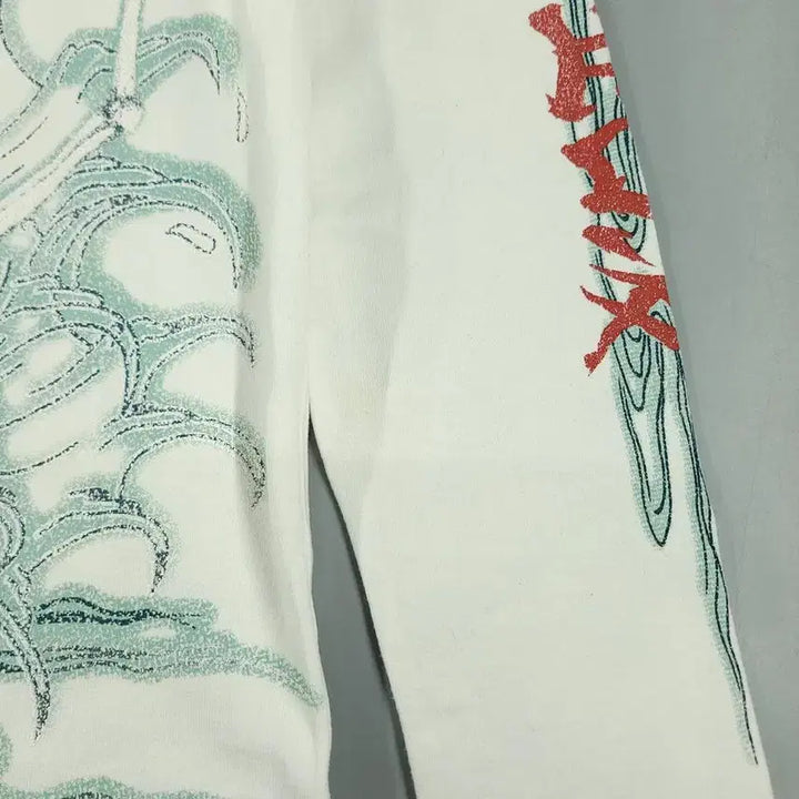 [BUNJANG] ALOHA SURF White Light Green Red Skull Surfer Shirt / 아디다스 골프 00s 블랙 네온형광 로고 라이닝 이너메쉬 리플렉티브 체스