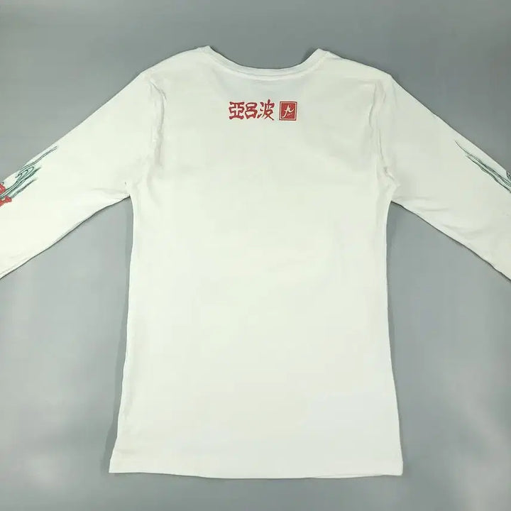 [BUNJANG] ALOHA SURF White Light Green Red Skull Surfer Shirt / 아디다스 골프 00s 블랙 네온형광 로고 라이닝 이너메쉬 리플렉티브 체스