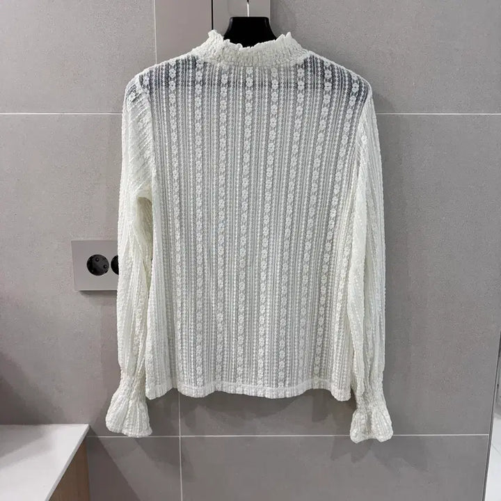 [BUNJANG] GU Jiyu Lace Blouse / GU 지유 레이스블라우스