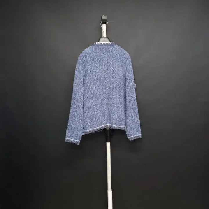 [BUNJANG] G-Cut Tweed Cardigan Jacket (F) / 새 지컷 춘추 겨울간절기 트위드직조 가디건자켓 F 44-77