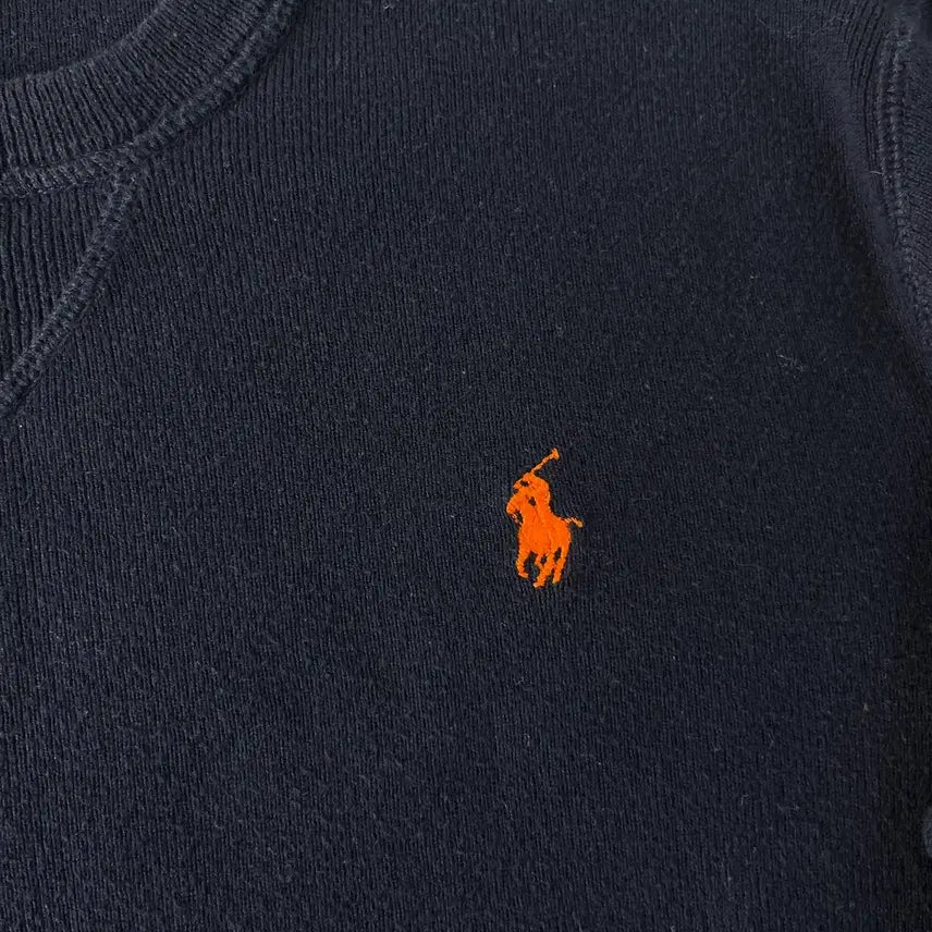 [BUNJANG] Polo Ralph Lauren Cotton Navy Knit Sweater / 95 폴로랄프로렌 코튼 네이비 니트
