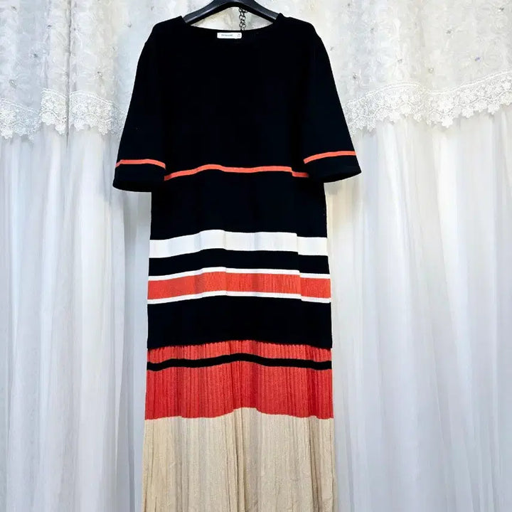 [BUNJANG] Valley Girl Knit Pleated Dress / 밸리걸  니트원피스