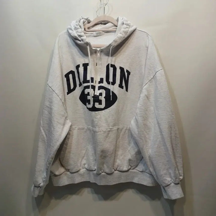 [BUNJANG] ROCO Dillon Gray Hoodie / 남여공용 딜론 프린팅 후드티 그레이허리40사이즈 봄가을  63342