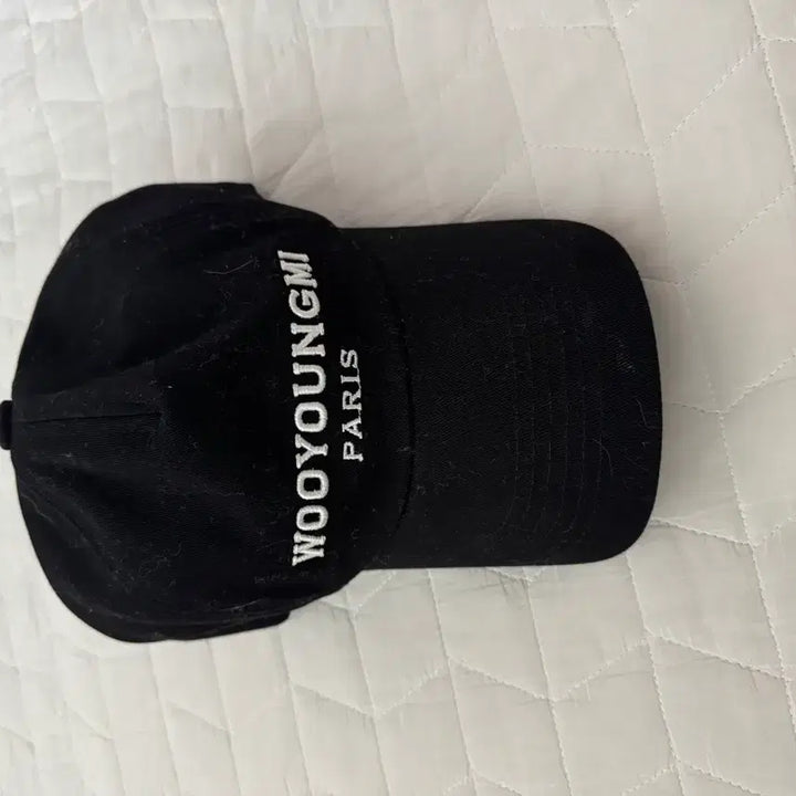 [BUNJANG] Wooyoungmi Paris Black Baseball Cap / 우영미 파리 블랙 볼캡