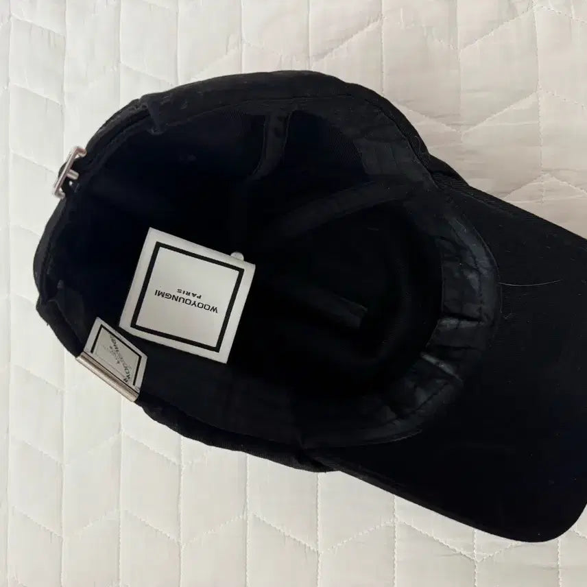 [BUNJANG] Wooyoungmi Paris Black Baseball Cap / 우영미 파리 블랙 볼캡