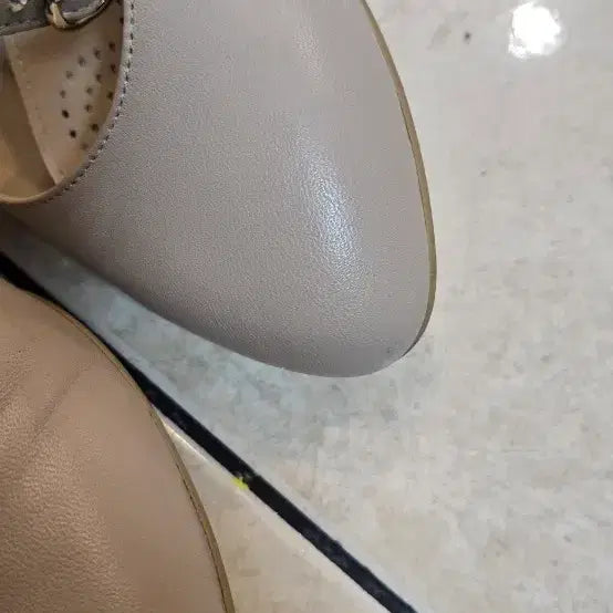 [BUNJANG] TANDY Leather Heels 230 Beige 5cm Heel / 텐디구두 230 여성 베이지 굽 5센티