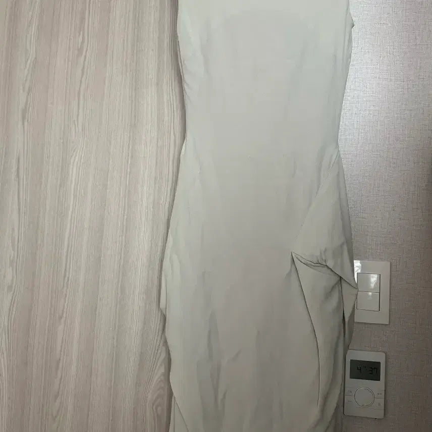 [BUNJANG] Vivienne Westwood Drape Dress - Light Gray - Size 38 / 비비안웨스트우드 여성 연그레이 드레이프 드레스 38