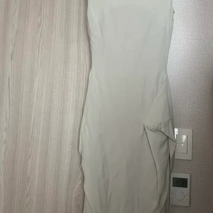 [BUNJANG] Vivienne Westwood Drape Dress - Light Gray - Size 38 / 비비안웨스트우드 여성 연그레이 드레이프 드레스 38