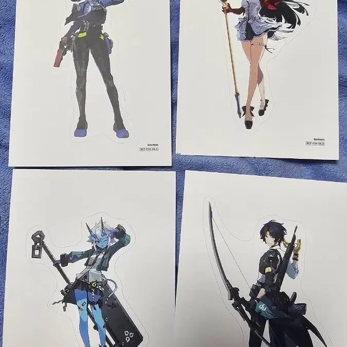 [BUNJANG] Zenless Zone Zero Animate Popup POB Sticker Bundle Set / 젠레스 존 제로 애니메이트 팝업 특전 스티커