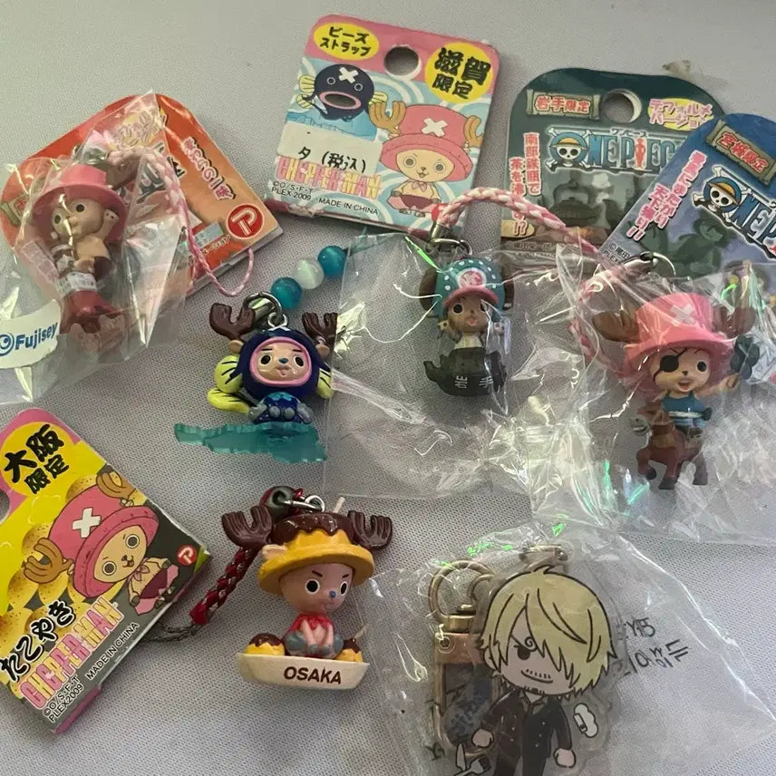 [SOLD OUT] 원피스 쵸파 지역한정 스트랩 아크릴 키링 일괄 판매 쿠지 가챠 피규어