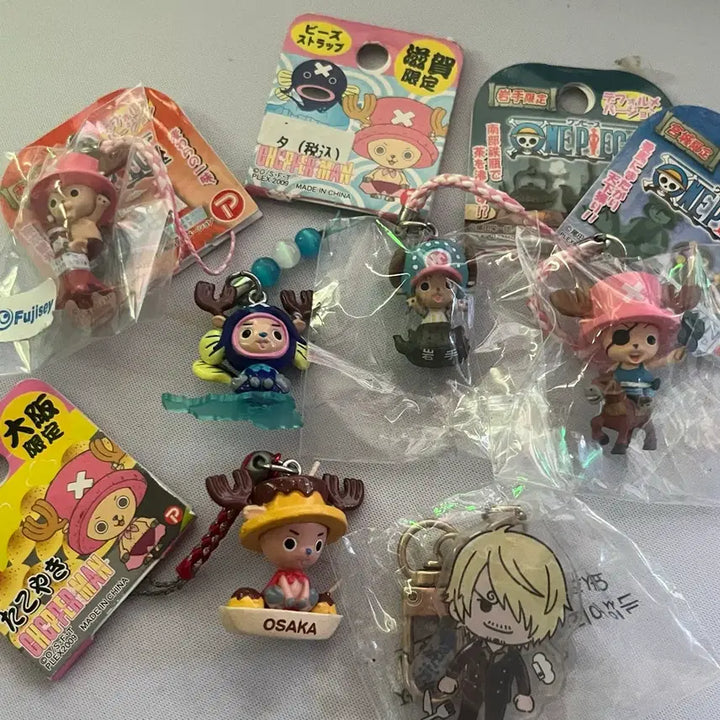 [SOLD OUT] 원피스 쵸파 지역한정 스트랩 아크릴 키링 일괄 판매 쿠지 가챠 피규어