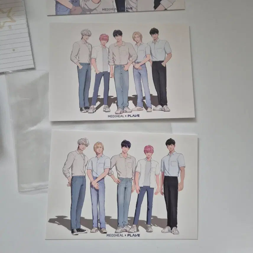 [BUNJANG] PLAVE Mediheal Postcard and Tin Case Bundle Set / 플레이브 메디힐 엽서,틴케이스 일괄