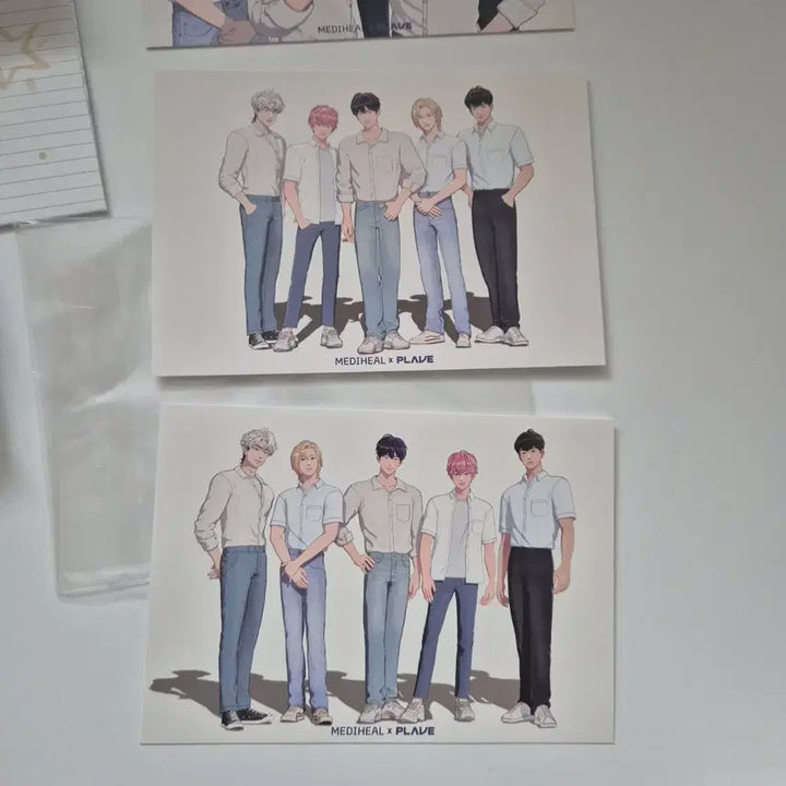 [BUNJANG] PLAVE Mediheal Postcard and Tin Case Bundle Set / 플레이브 메디힐 엽서,틴케이스 일괄
