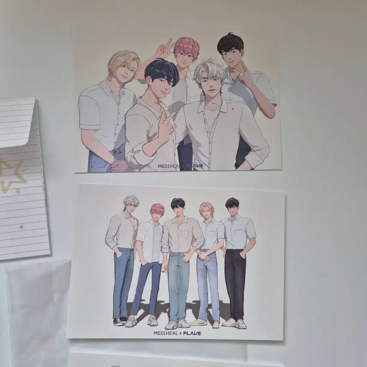 [BUNJANG] PLAVE Mediheal Postcard and Tin Case Bundle Set / 플레이브 메디힐 엽서,틴케이스 일괄