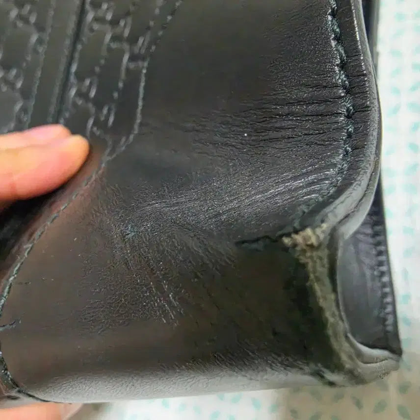 [BUNJANG] Gucci Sima Leather Black Tote Bag / 구찌 시마 레더 블랙 토트백