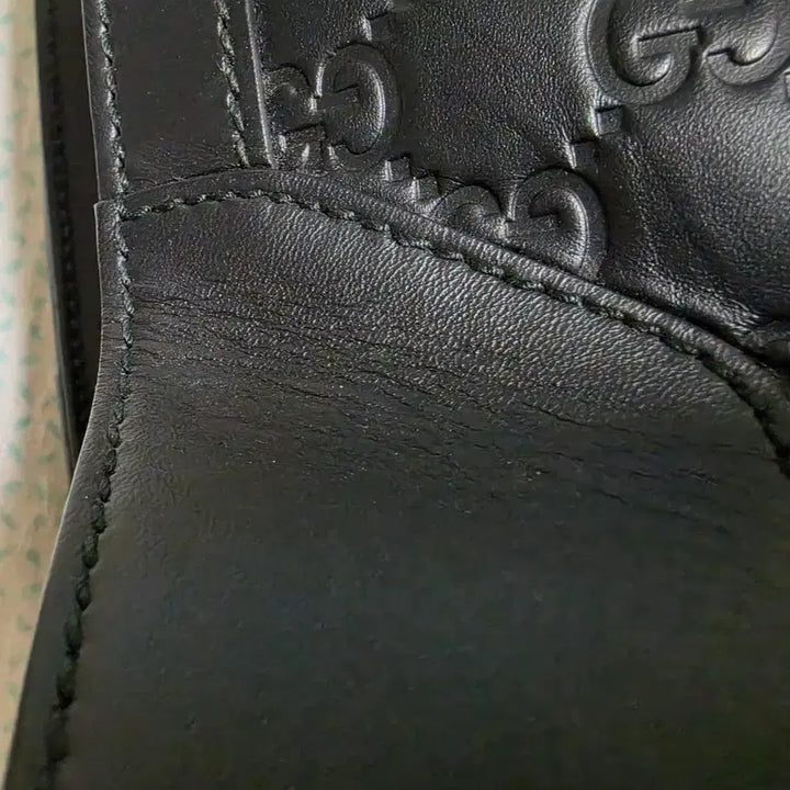[BUNJANG] Gucci Sima Leather Black Tote Bag / 구찌 시마 레더 블랙 토트백