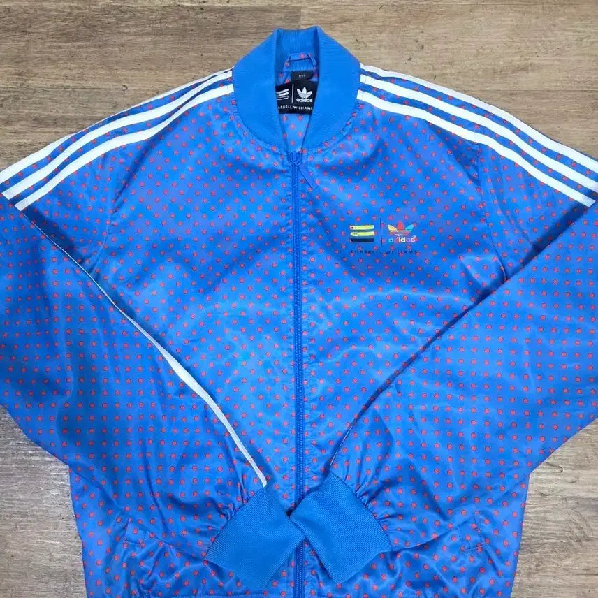 [BUNJANG] Adidas Pharrell Williams Track Top Blue Dot / 아디다스 파렐 윌리엄스 트랙탑 블루 도트