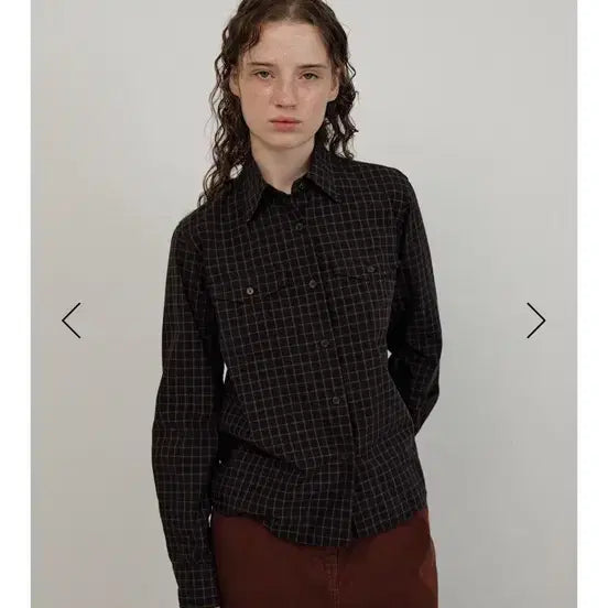 [BUNJANG] The Barnet Check Pocket Shirt (Small) / 더바넷 체크셔츠