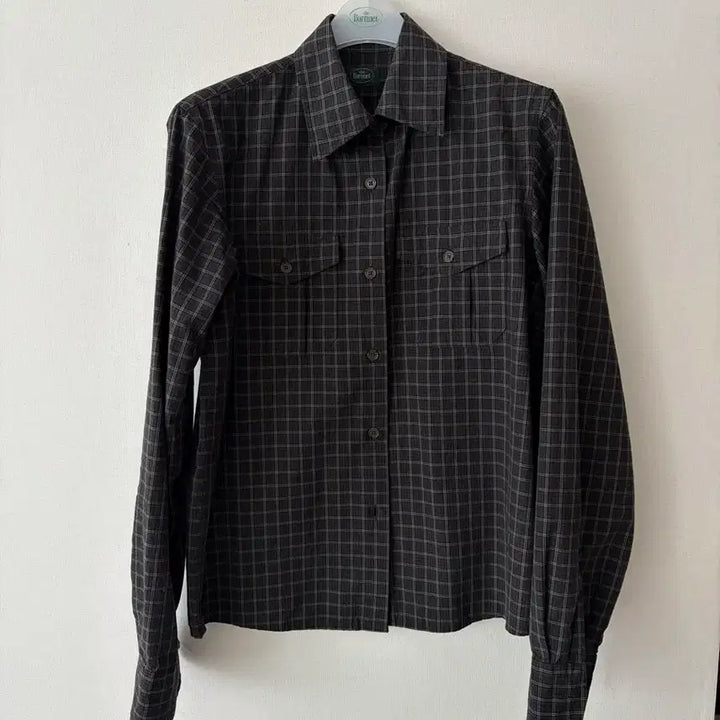 [BUNJANG] The Barnet Check Pocket Shirt (Small) / 더바넷 체크셔츠