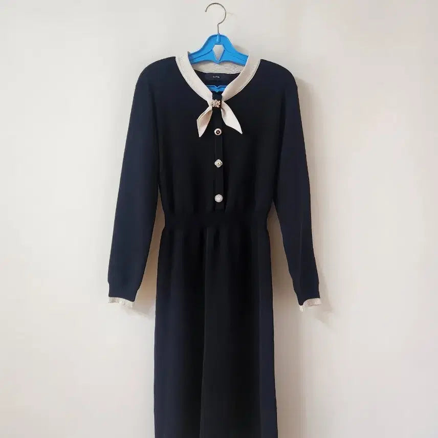 [BUNJANG] Satin Knit Dress (Size 55) / SATIN 니트원피스(55)