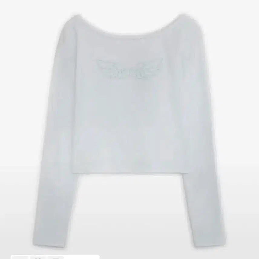 [BUNJANG] Hug Your Skin Angel Wing Top White / 허그유어스킨 엔젤 윙 탑 화이트
