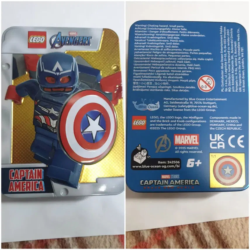 [BUNJANG] LEGO Marvel Captain America 2 Tin Case New / 레고 마블 캡틴아메리카2 틴케이스 새상품
