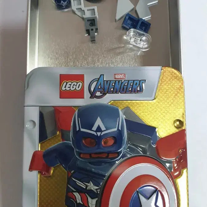 [BUNJANG] LEGO Marvel Captain America 2 Tin Case New / 레고 마블 캡틴아메리카2 틴케이스 새상품
