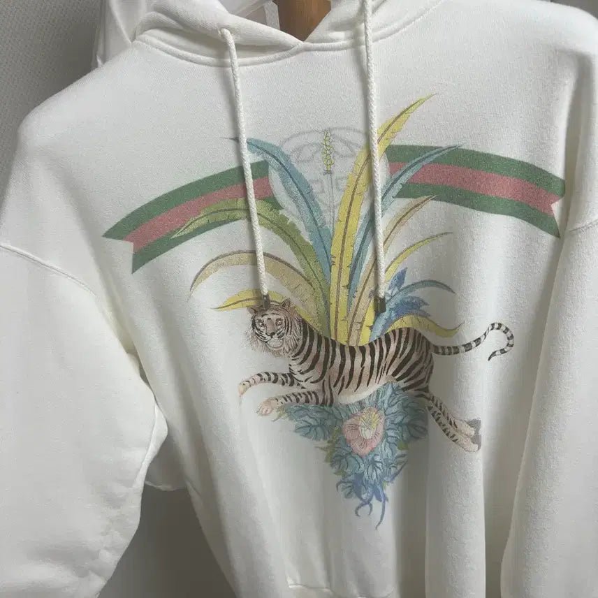 [BUNJANG] Gucci GG Tiger Hoodie / 백화점 구찌 GG 타이거 후드티