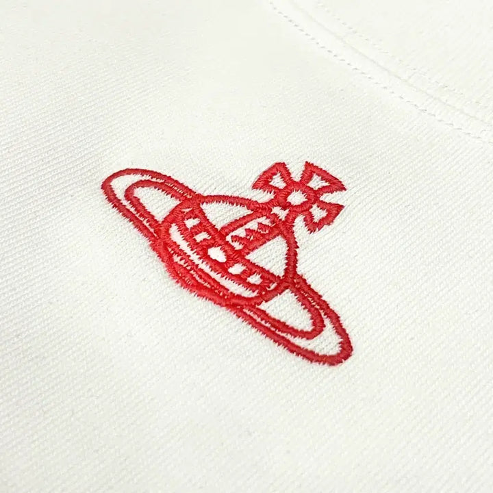 [BUNJANG] Vivienne Westwood Small Logo Embroidered T-shirt / 비비안 웨스트우드  반발티  블랙  화이트  스몰로고 자수  여름