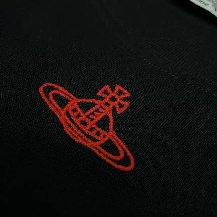 [BUNJANG] Vivienne Westwood Small Logo Embroidered T-shirt / 비비안 웨스트우드  반발티  블랙  화이트  스몰로고 자수  여름