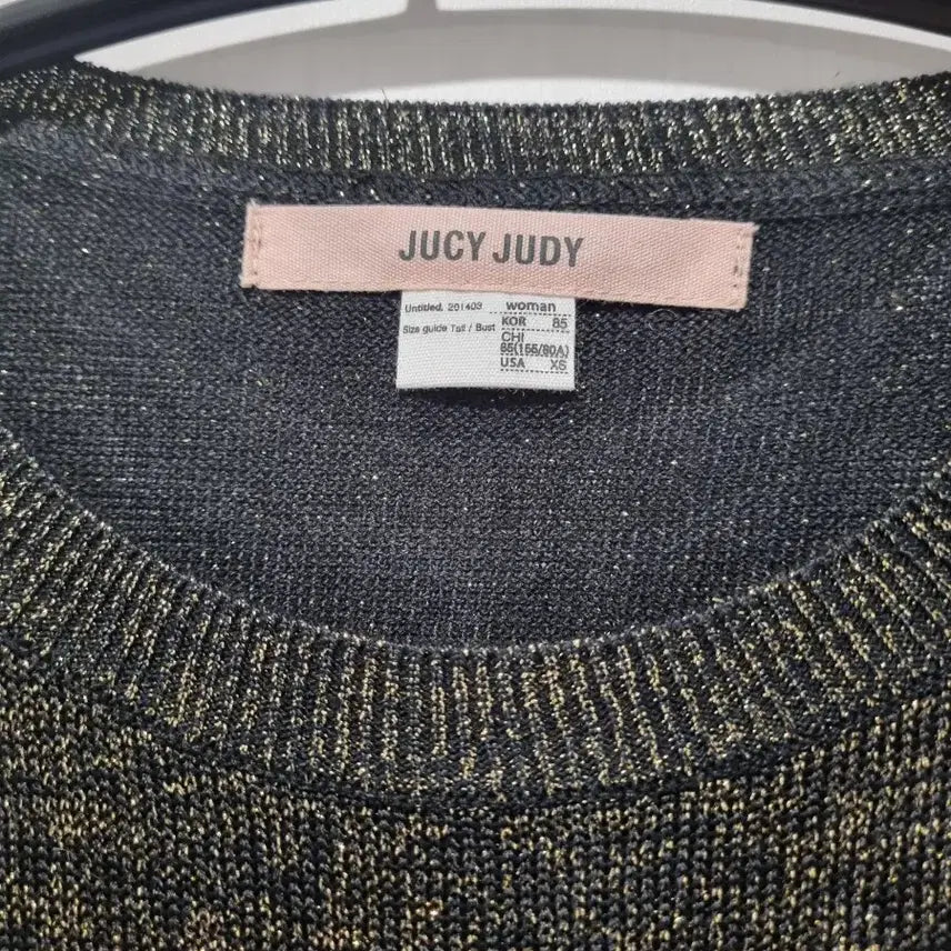 [BUNJANG] JUCY JUDY Black Knit Sweater / 주시쥬디 브랜드의 여성 니트