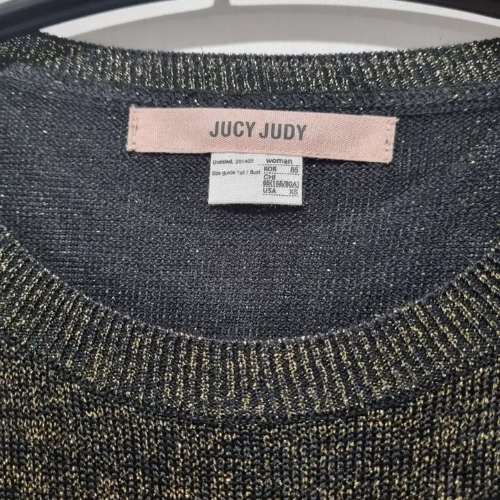 [BUNJANG] JUCY JUDY Black Knit Sweater / 주시쥬디 브랜드의 여성 니트