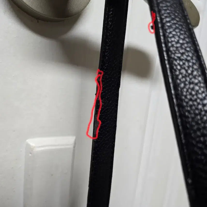 [BUNJANG] Black Faux Leather Backpack / 인조가죽 백팩가방