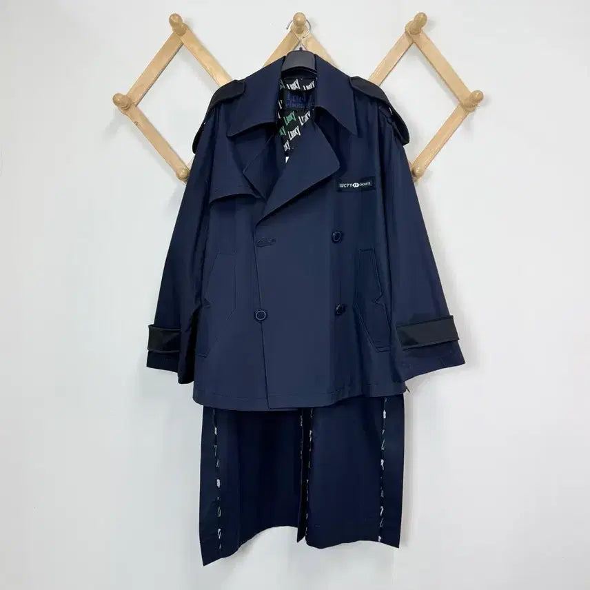 [BUNJANG] Lucky Chouette Asymmetric Trench Coat / 새상품 럭키슈에뜨 언발란스 트렌치