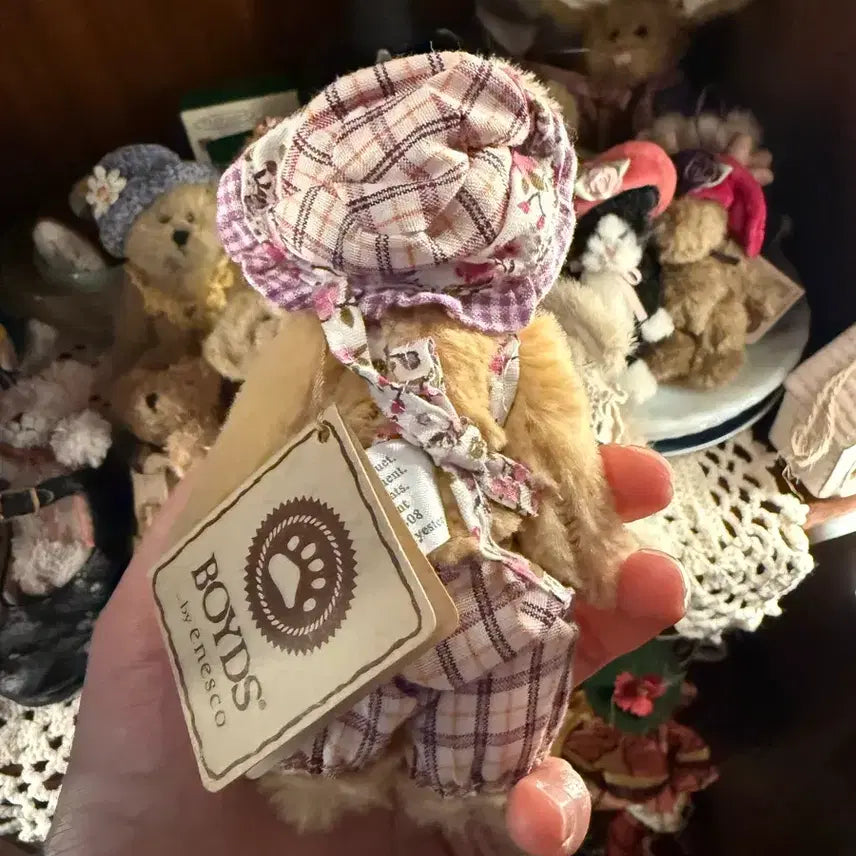 [BUNJANG] Boys Bear Floral Mini Dress Bear Doll / 보이즈베어 미니 꽃무늬 원피스 곰인형