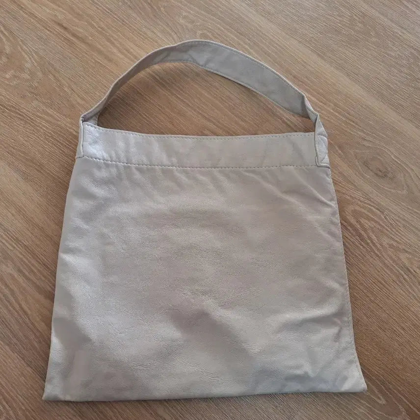 [BUNJANG] Ivory Faux Leather Mini Bag / 아이보리 인조가죽 미니백 (새상품)