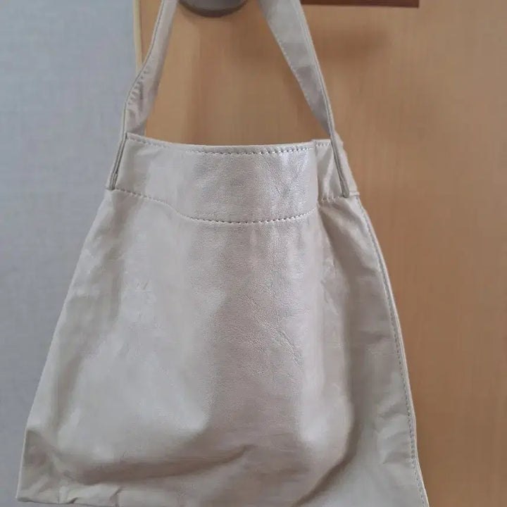 [BUNJANG] Ivory Faux Leather Mini Bag / 아이보리 인조가죽 미니백 (새상품)