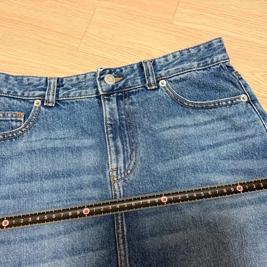 [BUNJANG] Topten Denim Mini Skirt / 탑텐 데님 면 미니 스커트 청치마 M28사이즈 55-66 정도