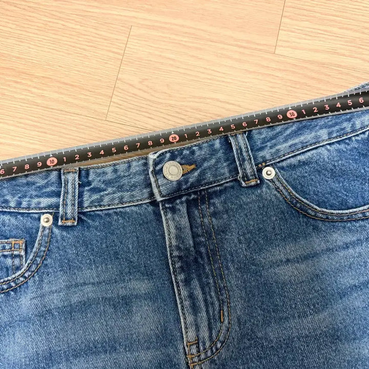 [BUNJANG] Topten Denim Mini Skirt / 탑텐 데님 면 미니 스커트 청치마 M28사이즈 55-66 정도