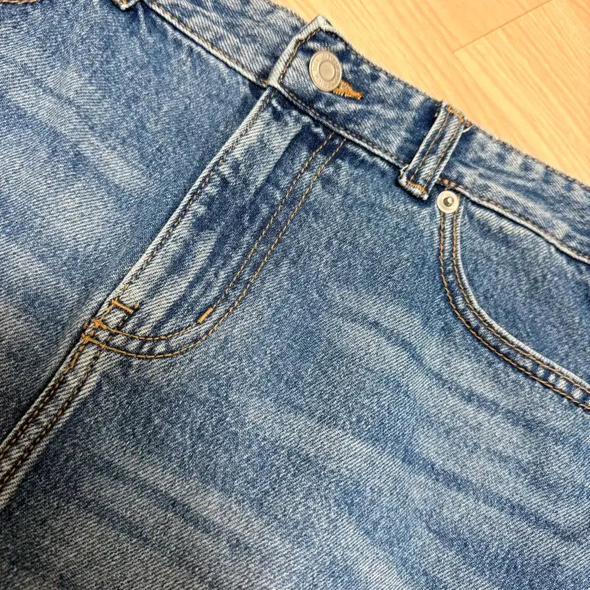[BUNJANG] Topten Denim Mini Skirt / 탑텐 데님 면 미니 스커트 청치마 M28사이즈 55-66 정도